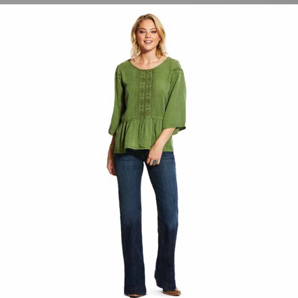 Ariat Green Women's Top